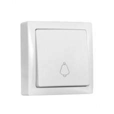 Μπουτόν Κουδουνιού IP20 10A Λευκό Μπουτόν Κουδουνιού IP20 10A Λευκό